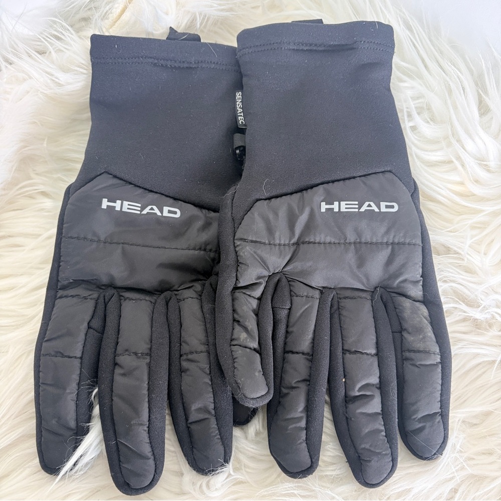 HEAD lined padded winter GLOVES with SENSATEC (medium)